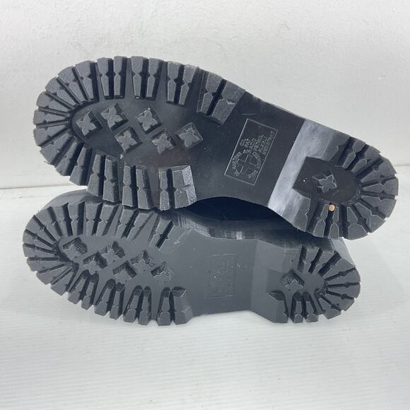 Dr. Martens Jadon II Women's Black Lace Up Platform Leather Combat Boots Size 7 - Picture 4 of 5